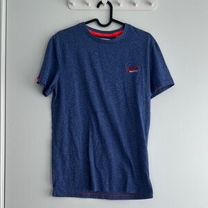 Superdry Heathered Navy Short Sleeve Tee